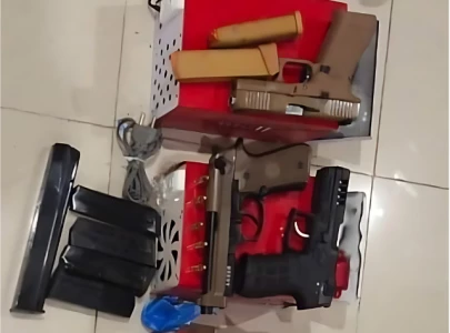 drugs and weapons seized in failed smuggling attempt via electronics parcel drugs and weapons seized in failed smuggling attempt via electronics parcel
