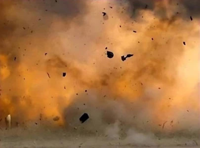 suicide bomber blows up near police van in charsadda no casualties reported
