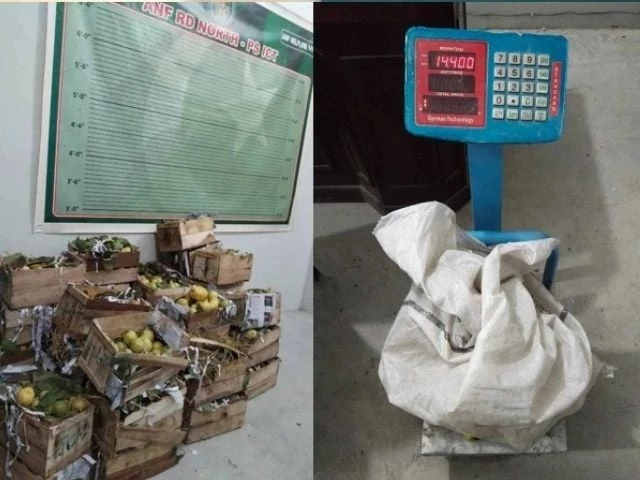 watch drugs hidden in guava crates seized near islamabad toll plaza watch drugs hidden in guava crates seized near islamabad toll plaza