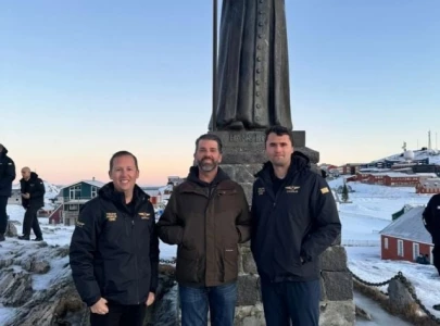 trump jr visits greenland after father s take over plan