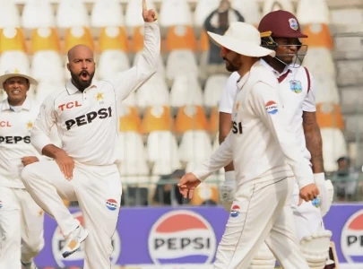 pakistan extends lead to 202 as spinners tear through west indies in multan test