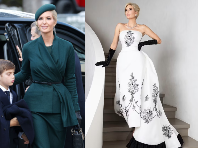 ivanka trump honors audrey hepburn with givenchy gown at father donald trump s inauguration ball