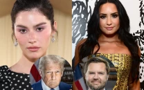 gracie abrams and demi lovato claim instagram auto followed donald trump and jd vance accounts