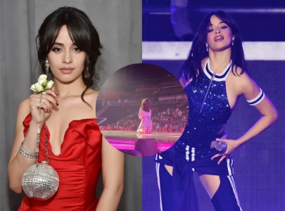 camila cabello performs in near empty state farm arena as performance image circulates