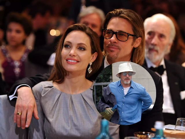brad pitt debuts new mustache and gray beard after finalizing divorce from angelina jolie brad pitt debuts new mustache and gray beard after finalizing divorce from angelina jolie