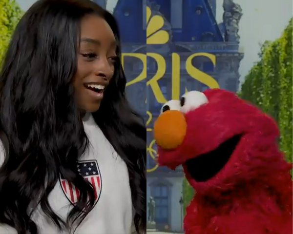 watch simone biles reignites sesame street s elmo and rocco feud at paris olympics 2024 watch simone biles reignites sesame street s elmo and rocco feud at paris olympics 2024