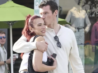 dua lipa and callum turner pack on the pda during ibiza lunch date