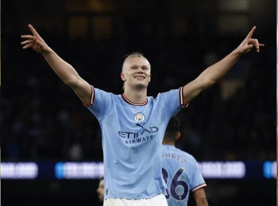 haaland s 99th goal for man city propels club to premier league top haaland s 99th goal for man city propels club to premier league top