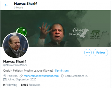 nawaz enters the twitter world nawaz enters the twitter world