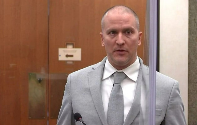 former minneapolis police officer derek chauvin addresses his sentencing hearing and the judge as he awaits his sentence after being convicted of murder in the death of floyd in minneapolis minnesota us june 25 2021 in a still image from video photo reuters former minneapolis police officer derek chauvin addresses his sentencing hearing and the judge as he awaits his sentence after being convicted of murder in the death of floyd in minneapolis minnesota us june 25 2021 in a still image from video photo reuters