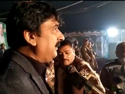 pml n leader held for threatening pti chairman pml n leader held for threatening pti chairman