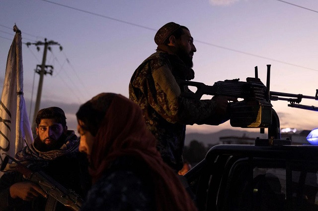 taliban members in charge of security patrol in kabul afghanistan october 28 2021 photo reuters