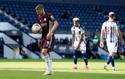 vardy primed for another prolific season after brace at west brom vardy primed for another prolific season after brace at west brom