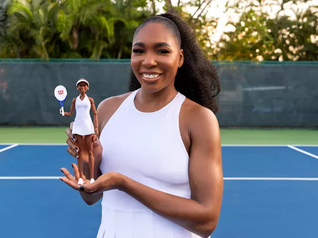 u s tennis player venus williams poses with a barbie doll in puerto rico in this undated handout image photo mattel wme sports studio handout via reuters u s tennis player venus williams poses with a barbie doll in puerto rico in this undated handout image photo mattel wme sports studio handout via reuters