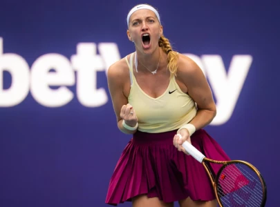 kvitova downs cirstea to reach miami open final