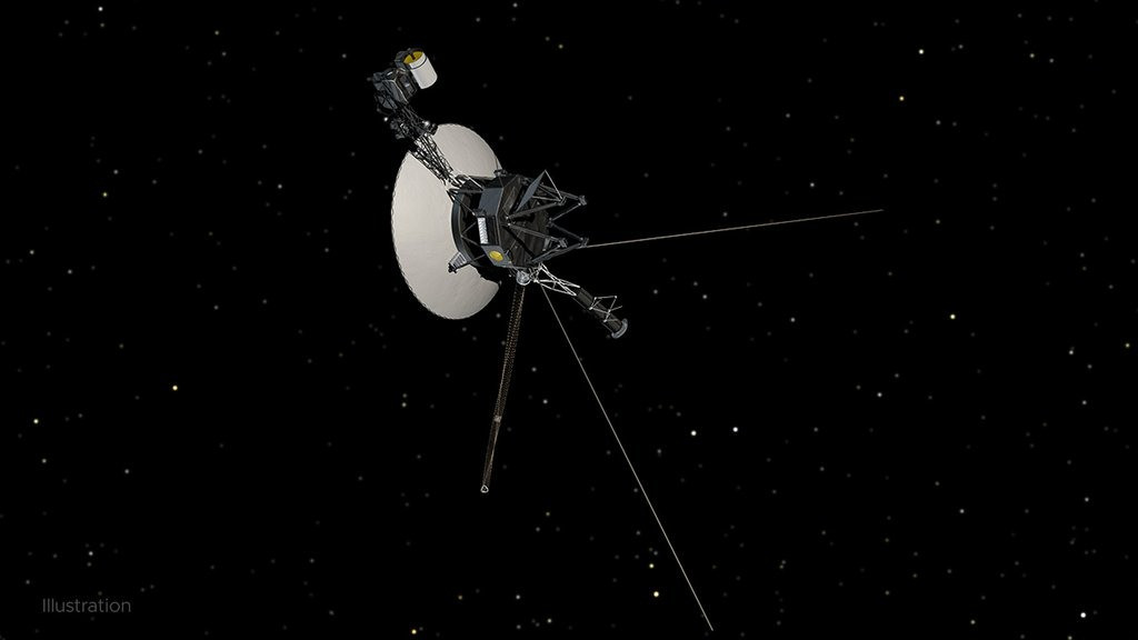 Photo of NASA Voyager 1 spacecraft has a mysterious glitch