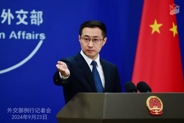 chinese foreign minister spokesperson lin jian photo ministry of foreign affairs the people s republic of china website