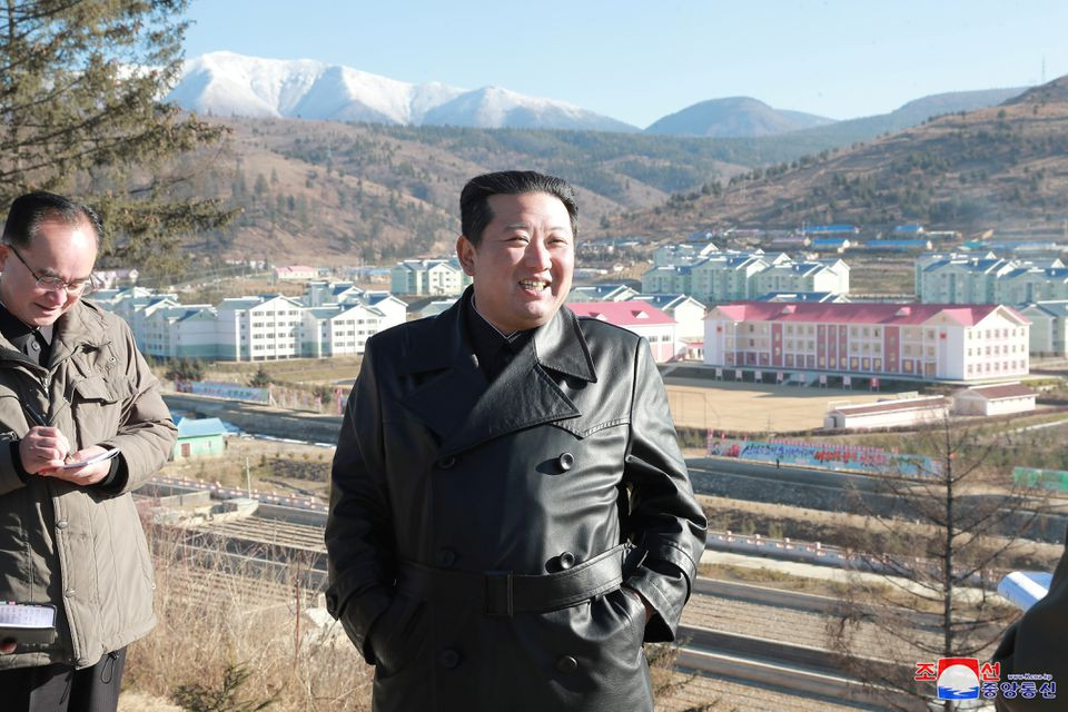 north korean leader kim jong un visits samjiyon city north korea in this undated photo released on november 16 2021 by north korea s korean central news agency kcna photo reuters