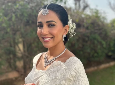 ushna shah stuns in an ivory sari for valima ushna shah stuns in an ivory sari for valima