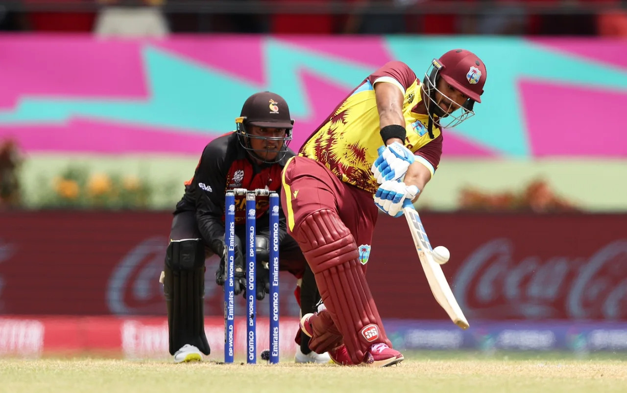 good start nicholas pooran launches one over the straight boundary photo icc