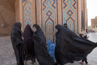afghan women walk at a mosque in herat afghanistan september 10 2021 photo reuters file