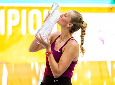 kvitova downs rybakina in miami final