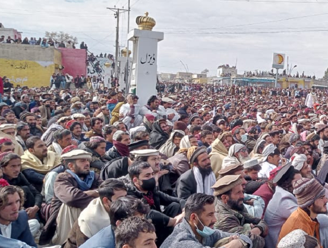 protest in wana against terrorism photo twitter naimatullahwazi