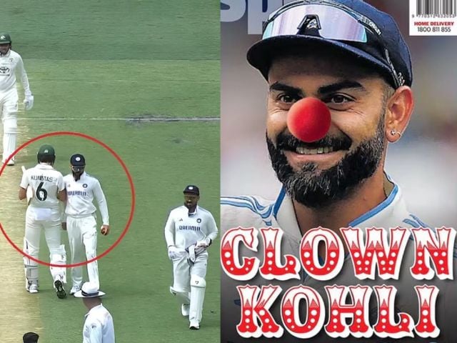 from goat to clown virat kohli slammed after shoulder bump incident