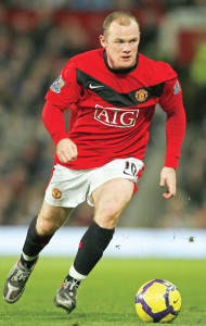 wayne does a roo turn for manchester united