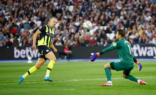 haaland s hat trick keeps man city s winning streak alive with win over west ham haaland s hat trick keeps man city s winning streak alive with win over west ham