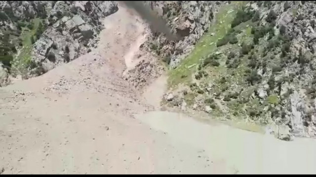 aerial view of the landslide photo express aerial view of the landslide photo express