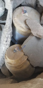 cache of explosive materials belonging to ttp recovered