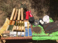 huge cache of arms ammunition recovered in lower dir operation