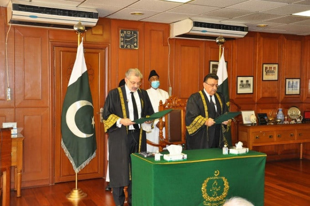 justice bandial takes oath as acting cjp justice bandial takes oath as acting cjp