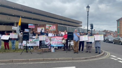 kashmiris in uk protest against modi s unga speech kashmiris in uk protest against modi s unga speech