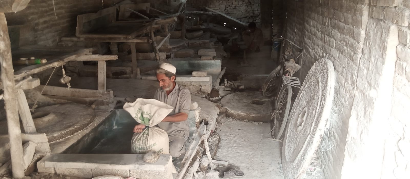 the tradition of grinding flour via a watermill in mathra has been going on for generations photo express