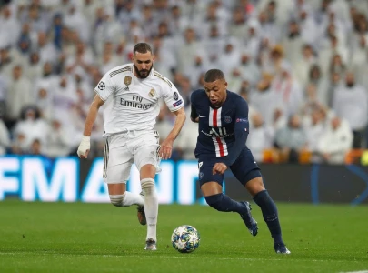 champions league psg to face real madrid after draw farce