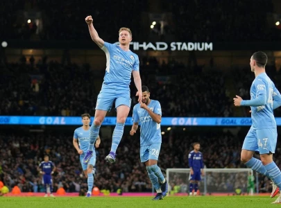 man city rout leeds with magnificent seven