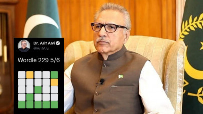 president arif alvi couldn t escape the wordle fever president arif alvi couldn t escape the wordle fever
