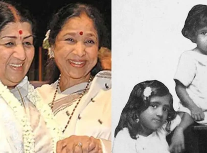 childhood throwback asha bhosle remembers sister lata mangeshkar in an emotional post