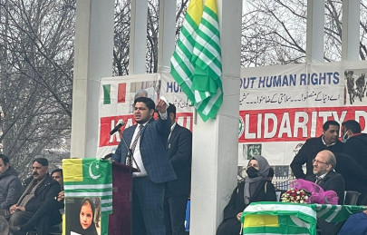 thousands show up for kashmir solidarity rally in italy thousands show up for kashmir solidarity rally in italy