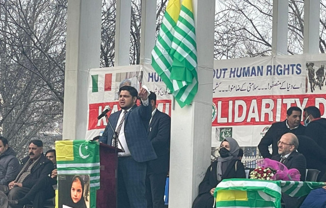 thousands show up for kashmir solidarity rally in italy thousands show up for kashmir solidarity rally in italy