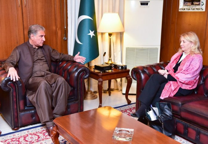 executive director of united nations children fund unicef catherine russell called on foreign minister shah mahmood qureshi here in islamabad on monday app