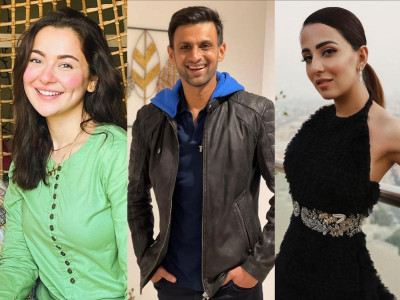 hania aamir is shoaib malik s favourite actor cricketer would romance ushna shah on screen hania aamir is shoaib malik s favourite actor cricketer would romance ushna shah on screen