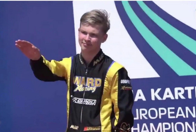 karter sacked over apparent nazi salute karter sacked over apparent nazi salute