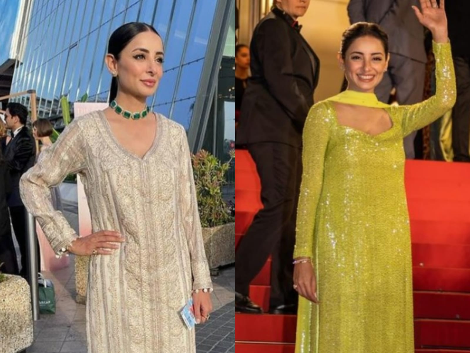 Sarwat Gilani's fashion game at Cannes