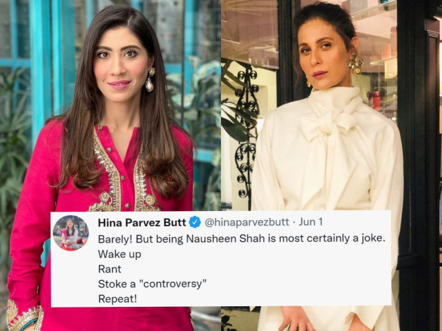 hina parvez butt schools nausheen shah for her comments against maryam nawaz hina parvez butt schools nausheen shah for her comments against maryam nawaz
