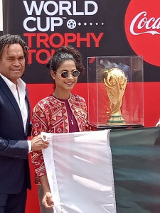 fifa world cup trophy arrives in pakistan fifa world cup trophy arrives in pakistan