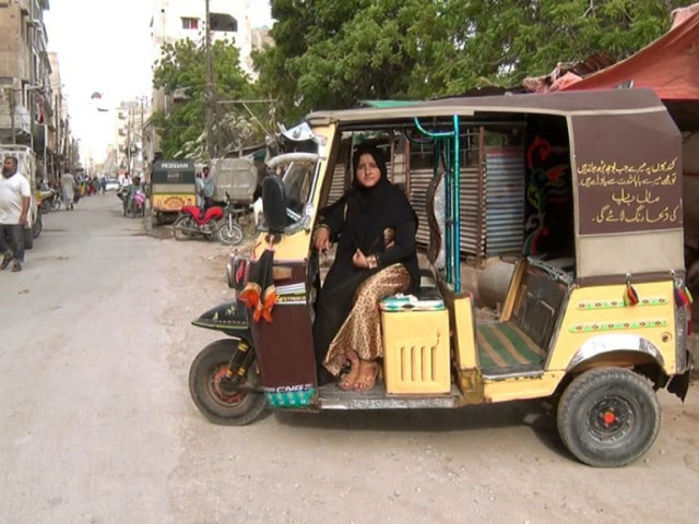 breaking taboos karachi woman runs late father s rickshaw breaking taboos karachi woman runs late father s rickshaw