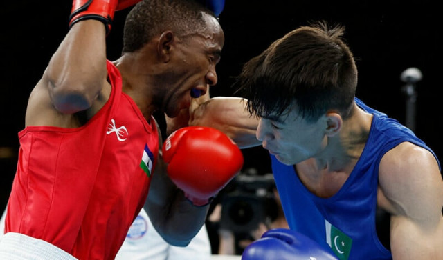 pakistani boxer ilyas happy to enter cwg quarter finals pakistani boxer ilyas happy to enter cwg quarter finals
